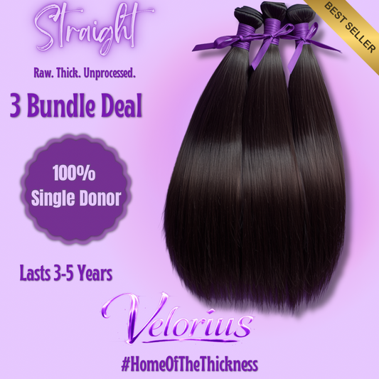 Velorius Collection Raw Straight 3 BUNDLE DEAL PREORDER